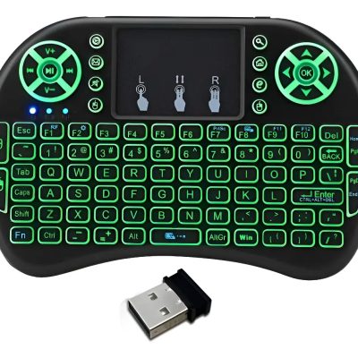 Mini Teclado Inalámbrico Touchpad Mouse Backlit Keryboard