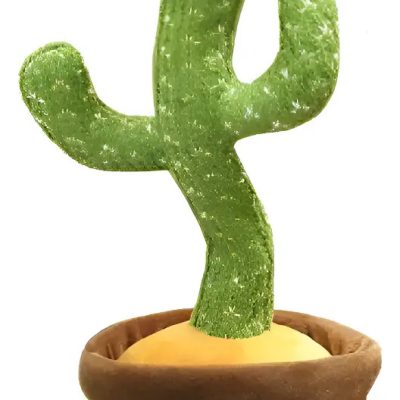 Peluche Cactus Bailarín Grande Con Luces Sonidos Y Graba