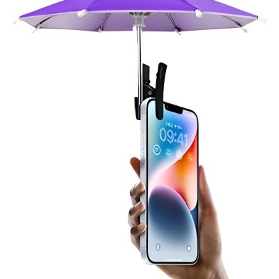 Sombrilla Protector Solar Uv Para Celular Plegable Con Clip