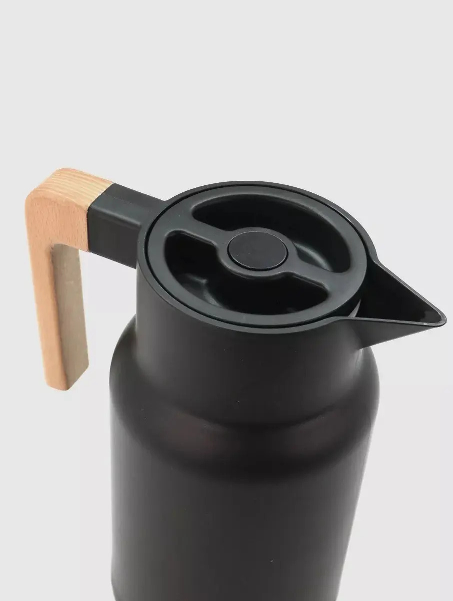 Jarra Térmica Nórdica 1 Litro Plástico Beige O Negro