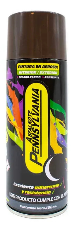 Pintura Aerosol Pennsylvania 400ml Marrón Secado Rápido
