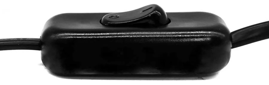Interruptor 4a Negro C/cable Led Life Sl203088 Ursea