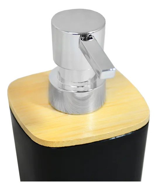 Set Baño Negro 6pz Premium3652