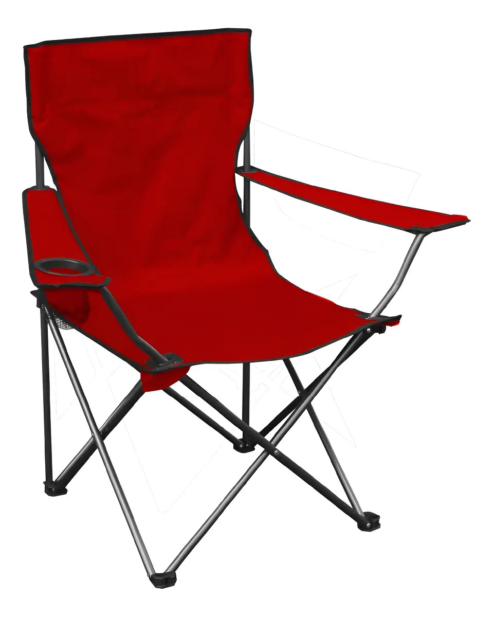 Silla Plegable Capitans Con Posavaso, Lona, Incluye Funda