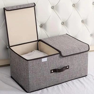 Cesto 50x30cm Organizador De Tela