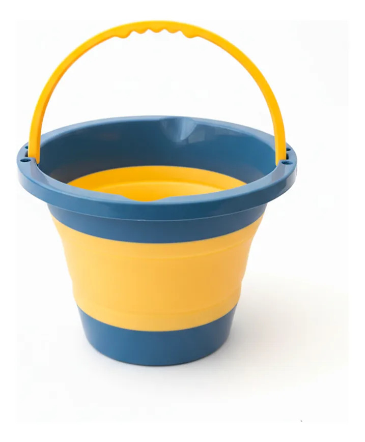 Balde Plegable Redondo Colores Varios