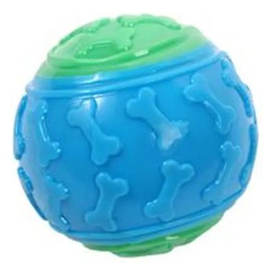 Pelota Goma Mascota 2 Colores Con Chifle - Juguete Perro/gat