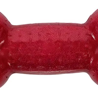 Juguete Hueso Con Chifle Para Mascota De Goma Varios Colores