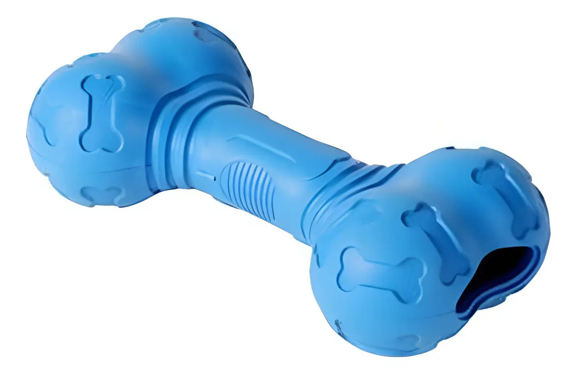 Juguete Hueso Goma Duradero Para Perro Mascota Resistente Mo