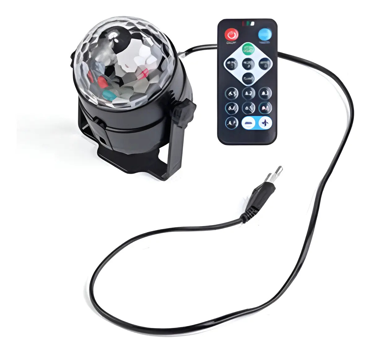 Bola Luces Led Rgb Audiorítmica Discoteca Control Remoto