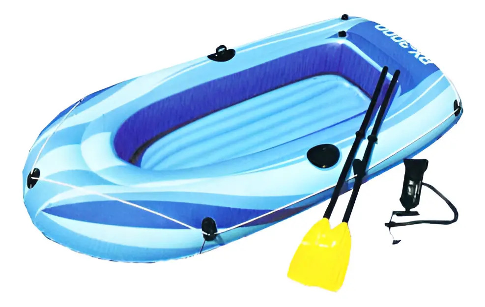 Bote Inflable Con Remos Para 1 Adulto Y 1 Niño Pileta