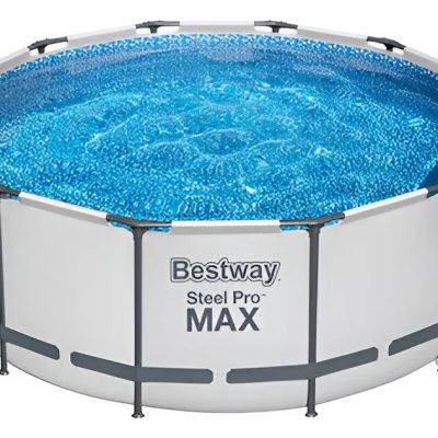 Piscina Estructural Redonda 9150 Litros Con Bomba De Filtro