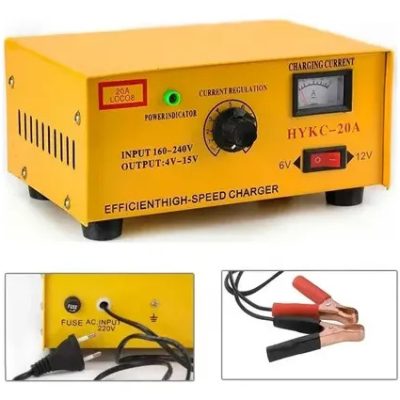 Cargador De Bateria Para Vehiculos Auto Moto Camping