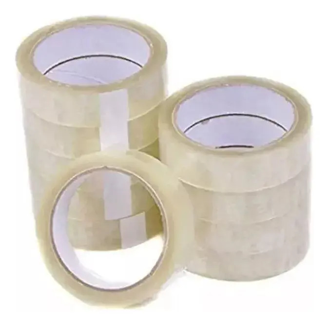 Cinta De Empaque Transparente Pack De 72unid 24mm X 45 Mts