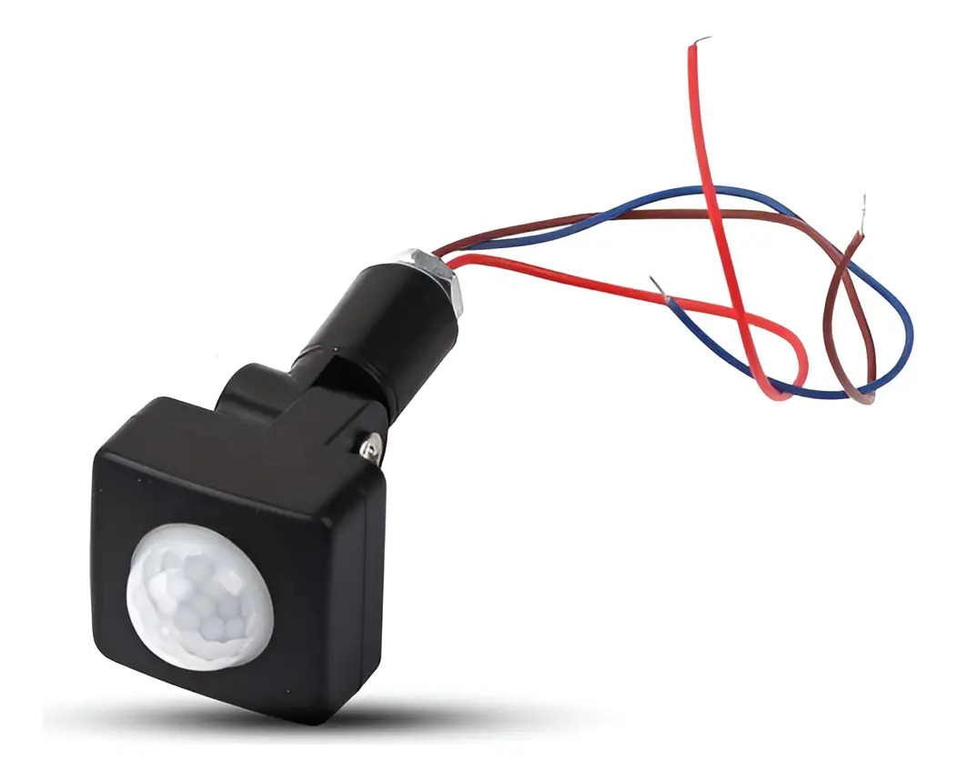 Sensor De Movimiento Negro Modelo 3850 Con Soporte 53mm