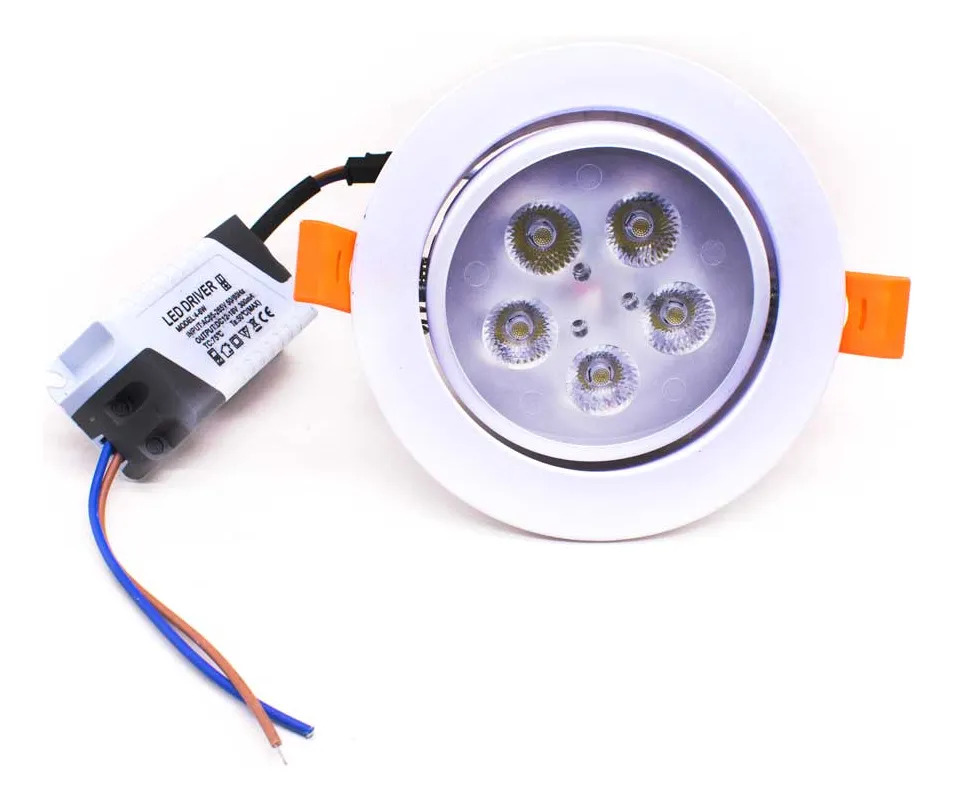 Spot Led Articulado 5w 10.5cm Blanco 1906