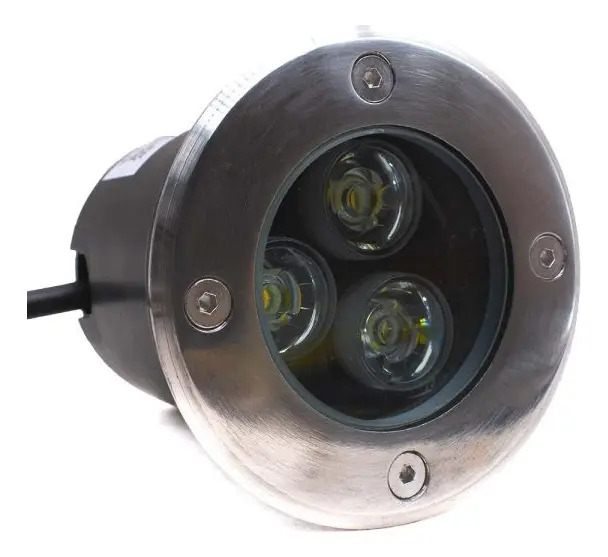 Spot Led Embutir Piso 3w 220v Ip65 Cálido 3200k Modelo 2684