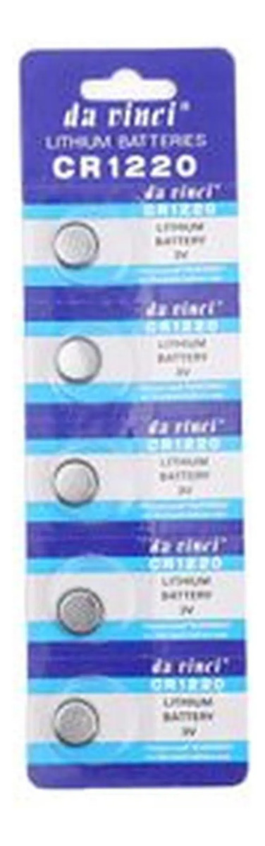 Pila Cr-1220 Botón Litio 3v Larga Duración