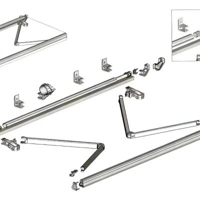 Toldo Genérico 450x300 Retráctil 4.5x3m Blanco Agua Nieve