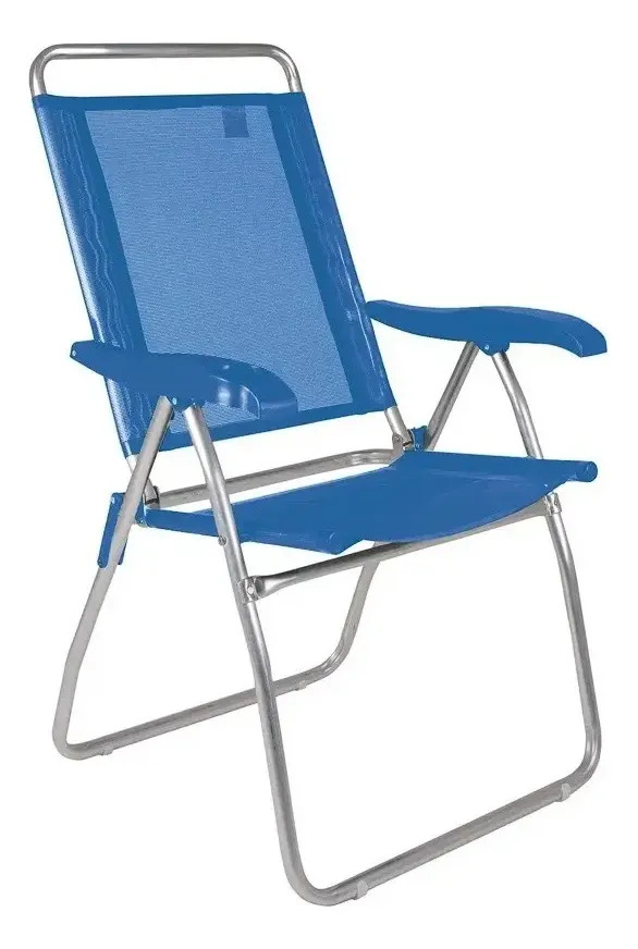 Silla Playera Boreal Azul Mor 61x62,5x101 Cm 4 Posiciones