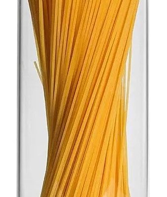 Frasco De Vidrio Hermetico Con Tapa Bambu Medida 26 X 10cm
