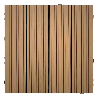 Piso Wpc Deck 30x30cm Impermeable Para Terraza Y Balcón