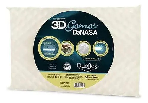 Almohada Cervical Lumiere Pinchos 3d Antiácaros Soporte Ergo