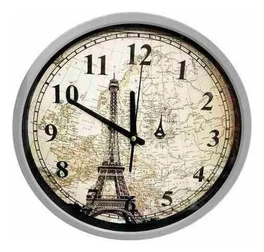Reloj De Pared Quartz 200b Beige Incluye Pilas