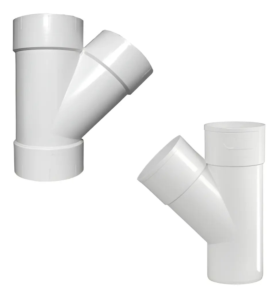 Ramal Pvc 45° Tigre Conexión Rápida Para Tuberías Agua