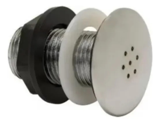 Roseta Bidet Abs Cromado Plástico Resistente Para Baño