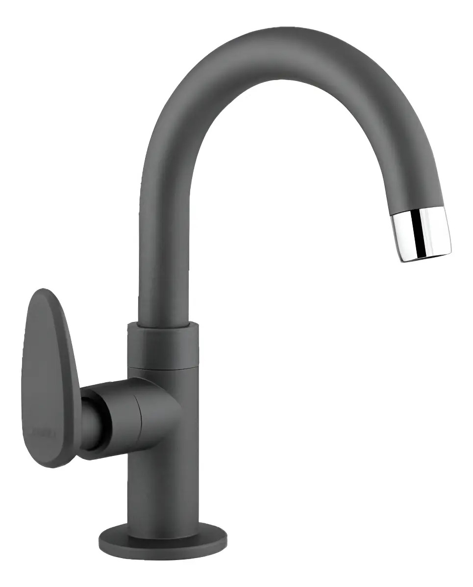 Grifo Lavatorio Mesa Allure Decore Negro Mate Moderno
