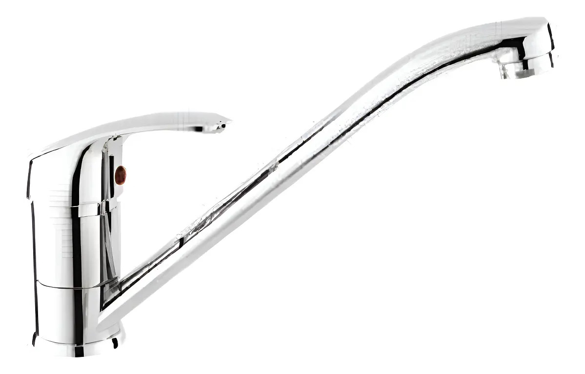 Grifería Cocina Monocomando Light Cromado Bronce
