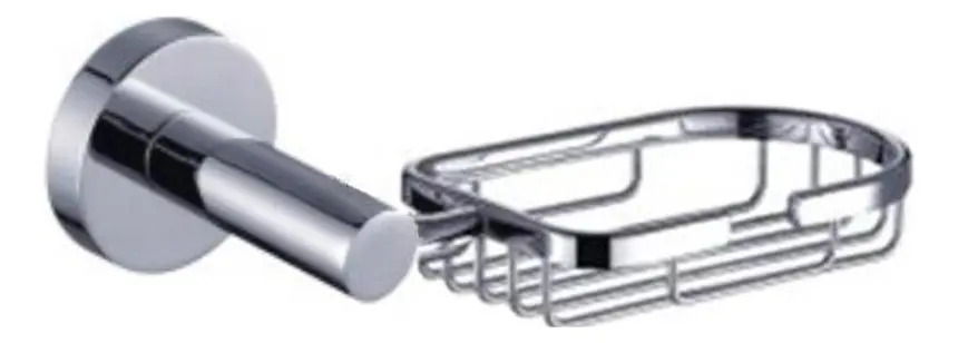 Jabonera Reja Art Tech Cromo Baño Cocina Moderna