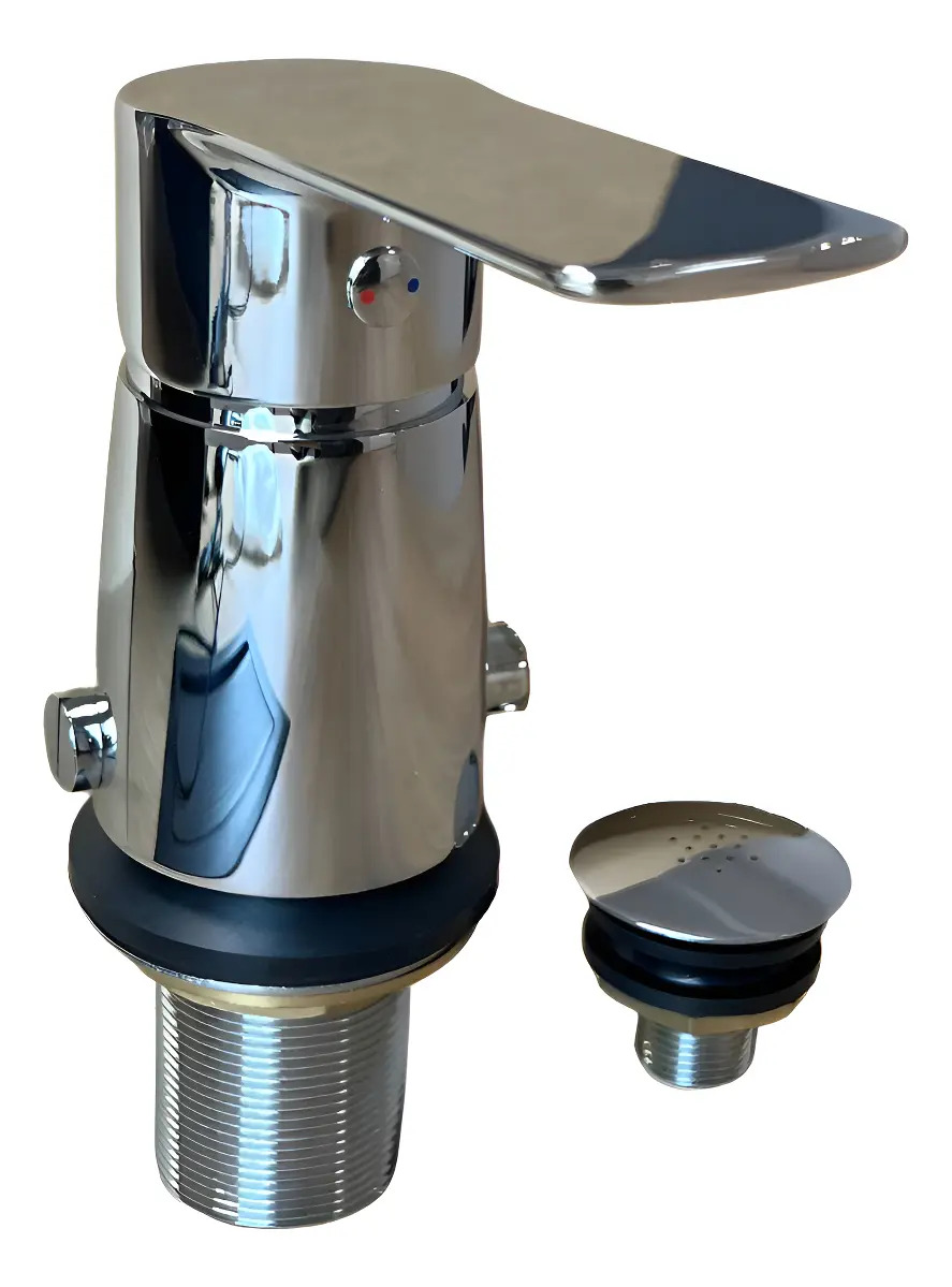Grifería Bidet Blaster Monocomando Cromado Brillante Bronce