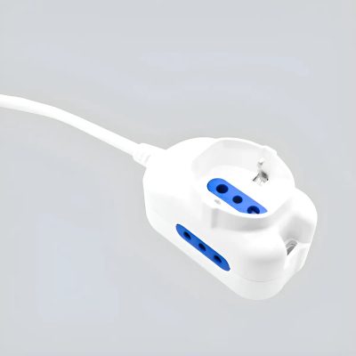 Alargue 3 Entradas Schuko Y Laterales Led Life 3m 2500w