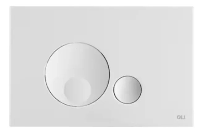 Pulsador Oli Globe Blanco Anti Bacteriano Abs Acción